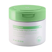 Load image into Gallery viewer, Mizon AHA BHA PHA Clear Face Pads, Exfoliating Toner Pads, Double Sided Peeling Toner Pad, Korean Facial Cleansing Pads, Hydrating and Pore Care, Smooth Facial Exfoliator (Calming)
