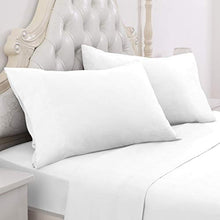 Load image into Gallery viewer, HOMEIDEAS 4 Piece Bed Sheet Set (Queen, White) 100% Brushed Microfiber 1800 Bedding Sheets - Deep Pockets
