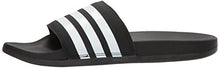 Load image into Gallery viewer, adidas Women's Adilette Comfort Slide Sandal, Black/White/Black, 10 M US

