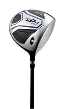 Load image into Gallery viewer, Aspire XD1 Men&#39;s Complete Golf Clubs Package Set Includes Titanium Driver, S.S. Fairway, S.S. Hybrid, S.S. 6-PW Irons, Putter, Bag, 3 H/C&#39;s Right Hand - Blue - Choose Size! (Regular Size, Right Hand)
