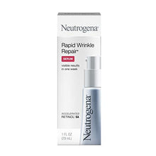 Load image into Gallery viewer, Neutrogena Rapid Wrinkle Repair Anti-Wrinkle Retinol Serum with Hyaluronic Acid &amp; Glycerin - Anti-Aging Facial Serum for Wrinkles &amp; Dark Circles, 1 fl. oz
