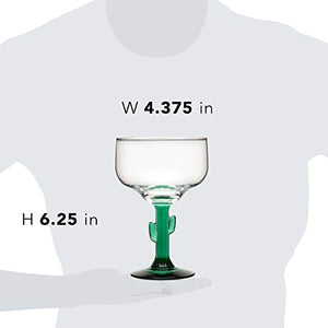 Libbey Cactus Margarita Glasses, Set of 4