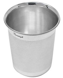 CaratCafe Pure Silver Drinking Glass/Tumbler, 925 Sterling Silver Glass For Baby Toddlers New born Gifts Health Safe Hallmark Certified Net WT 20 Grams {60 ml / 2 oz}, Silver Gift Item