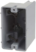 Load image into Gallery viewer, Southwire Madison Electric Products MSB1G One Gang Device Box with Depth Adjustable, Heavy Duty 42lb, Gray
