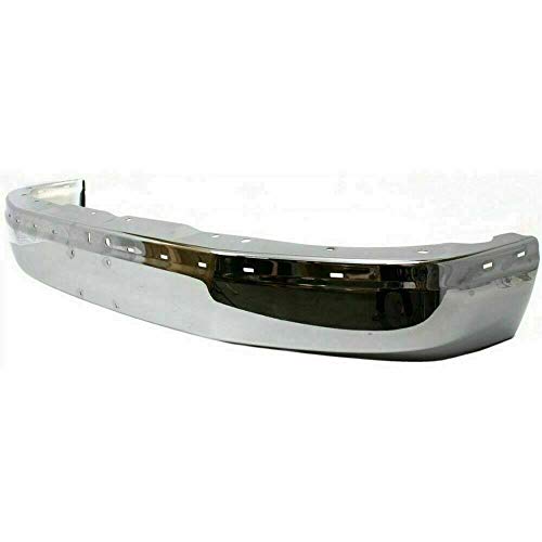 Load image into Gallery viewer, New Front Bumper Face Bar Chrome + Lower Valance Air Deflector + Upper Cover Textured For 2003-2017 Chevrolet Express/GMC Savana 1500 2500 3500 Direct Replacement 22890548 12335714 25758613