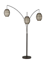 Load image into Gallery viewer, Adesso 4026-26 Maui Arc Lamp – 82-inch 3-Light Floor Lamp – Antique Bronze Finish Standing Lamp. Home Decor Lighting Fixtures
