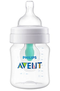 Philips Avent Anti-colic Baby Bottle with AirFree vent 4 Oz 4pk, SCF400/44