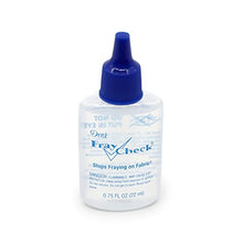 Load image into Gallery viewer, Dritz Fray Check Liquid, 3/4 Fluid-Ounce, 1 Count, Clear Seam Sealant, 0.75, 7 Fl Oz
