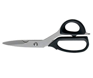 Shun Premium Kitchen Shears; Stainless Steel Construction with Elastomer Grips for Comfortable Use; Notched Blade Convenient for Cutting Stems and Small Bones; Blades Separate for Easy Cleaning
