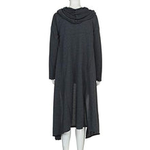 Load image into Gallery viewer, Aniywn Women's High Low Long Hoodies Sweatshirts Long Sleeve Pullover Sweater Dress Lightweight Women Cloak Tunic Tops Dark Grey
