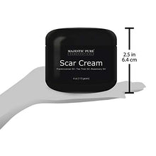 Load image into Gallery viewer, Majestic Pure Scar Cream for Face &amp; Body - w/Pure Tea Tree Frankincense &amp; Rosemary Oils, Soothes and Reduces the Appearances of Old and New Scars, Acne Scars, Stretch Mark, and Surgery Scars, 4 oz
