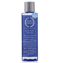 Load image into Gallery viewer, Keratin Corrective Hair Serum by Zero Frizz - Detangle, Nourish and Tame Frizz for Dry and Damaged Hair - Vitamins and Proteins Help Hydrate and Smooth for Silky Soft and Shiny Hair
