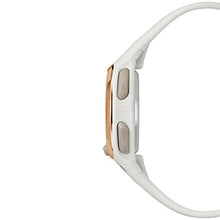 Load image into Gallery viewer, Timex Women's TW5M19900 Ironman Transit Mid-Size White/Rose Gold-Tone Resin Strap Watch
