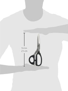 Shun Premium Kitchen Shears; Stainless Steel Construction with Elastomer Grips for Comfortable Use; Notched Blade Convenient for Cutting Stems and Small Bones; Blades Separate for Easy Cleaning