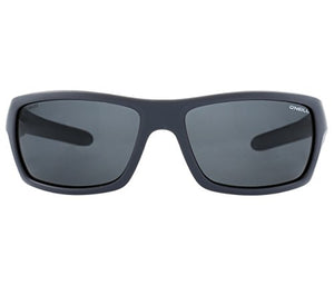 O'Neill Men's Barrel Polarized Wrap Sunglasses, Matte Gray Surfboard, 62 mm