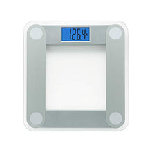 Load image into Gallery viewer, EatSmart Products Free Body Tape Measure Included Digital Bathroom Scale with Extra Large Lighted Display, One Size, Clear
