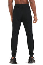 Load image into Gallery viewer, JARKADA Mens Hiking Jogger Sweatpants Slim Fit Workout Joggers for Men with Pockets Cotton Black M
