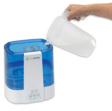 Load image into Gallery viewer, PureGuardian H5225WCA Ultrasonic Warm &amp; Cool Mist Humidifier, 100 Hrs. Run Time, 2 Gal. Tank, 560 Sq. Ft. Coverage, Quiet, Filter Free, Essential Oil Tray, White/Blue
