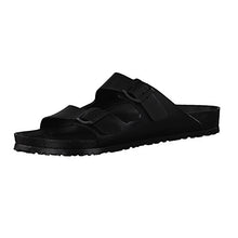 Load image into Gallery viewer, Birkenstock Unisex Arizona Essentials EVA Black Sandals - 45 M EU/14-14.5 B(M) US Women/12-12.5 D(M) US Men
