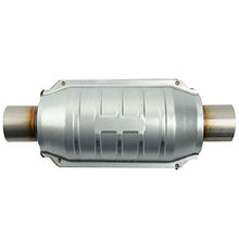 Load image into Gallery viewer, MAYASAF 2" Inlet/Outlet Universal Catalytic Converter, with O2 Port &amp; Heat Shield (EPA Compliant)
