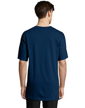 Load image into Gallery viewer, Hanes Men's Short Sleeve Beefy-T, Carolina Blue, X-Large (Pack of 2)
