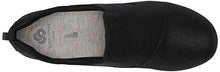 Load image into Gallery viewer, Clarks Women&#39;s CloudSteppers Sillian Paz Slip-On Loafer, Black Synthetic Nubuck, 8 M US
