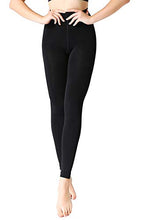 Load image into Gallery viewer, WiliW Women's Black Footed Tights Opaque Control Top Hold &amp; Stretch 1 Pairs M
