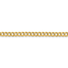 Load image into Gallery viewer, 14k Yellow Gold 4.7mm Solid Flat Cuban Chain Necklace 24 Inch Pendant Charm Curb Miami Fine Jewelry For Women Gifts For Her
