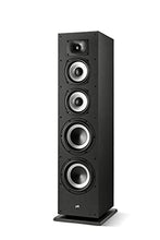 Load image into Gallery viewer, Polk Monitor XT70 Large Tower Speaker - Hi-Res Audio Certified, Dolby Atmos &amp; DTS:X Compatible, 1" Tweeter, (2) 6.5" Dynamically Balanced Woofers, (2) 8" Passive Radiators, (Single, Midnight Black)
