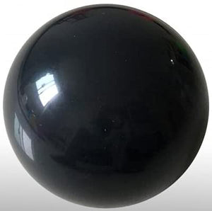 68 Cal Paintballs Jawbreaker Solid Balls - Self Defense Nylon, Less Lethal Practice Paintballs .68 Caliber - Black (100 Count) 3.5 Gram
