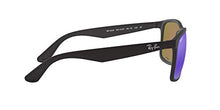 Load image into Gallery viewer, Ray-Ban Men&#39;s RB4264 Chromance Sunglasses, Matte Black/Polarized Blue Mirror, 58 mm

