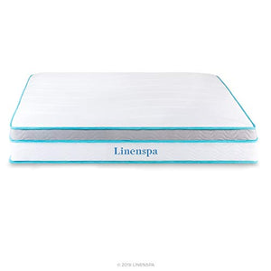 Linenspa 10 Inch Memory Foam and Innerspring Hybrid Mattress - Medium Feel - Twin