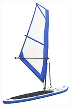 Load image into Gallery viewer, Paddleboard, Inflatable Stand Up Paddleboard with Sail Set Blue and White
