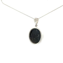 Load image into Gallery viewer, Starborn Nuummite Stone Pendant Necklace (22")
