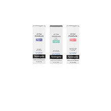 Load image into Gallery viewer, Neutrogena Oil Free Moisture Daily Hydrating Facial Moisturizer &amp; Neck Cream with Glycerin - Fast Absorbing Ultra Gentle Lightweight Face Lotion &amp; Sensitive Skin Face Moisturizer, 4 fl. oz (Pack of 2)
