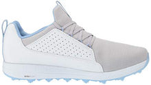 Load image into Gallery viewer, Skechers Women's Max Mojo Spikeless Golf Shoe, White/Gray/Blue, 8.5 M US
