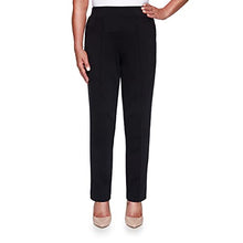Load image into Gallery viewer, Alfred Dunner Plus Size Women's Sateen Short Length Pant, Black, 18W
