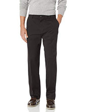 Load image into Gallery viewer, DOCKERS Men's Classic Fit Easy Khaki Pants (Regular and Big &amp; Tall), Black (Stretch), 36W x 32L
