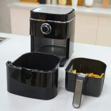 Load image into Gallery viewer, LC POWER Air Fryer,Large Electric Hot Air Fryers Oven Oilless Cooker(Recipe book),Bake Roast Reheat Deep Fryer,LED Digital Touch Screen,8 Cooking Presets,Nonstick Square Frying Pot with Preheat &amp; Shake Reminder,Auto Shut-off and Memory Function,1500W,4.0
