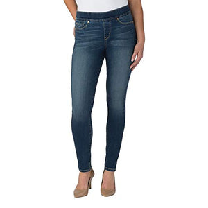 Signature by Levi Strauss & Co Women's Totally Shaping Pull On Skinny Jeans, Harmony, 12 Medium