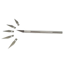 Load image into Gallery viewer, Mlife Precision Carving Craft Knife Stainless Steel Hobby Knives for DIY Art Work Cutting - 2 Handles and 60 Spare Blades with Storage Case
