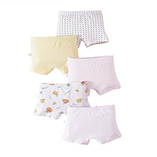 Load image into Gallery viewer, Core Pretty Little Girls Cotton Boy Shorts Toddler Panties Cute Panda Underwear (Pack of 5) (Panda, 3-4 Years)
