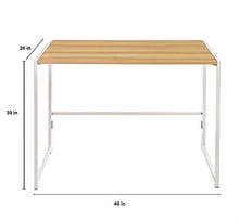 Load image into Gallery viewer, AmazonBasics 40" Multipurpose Foldable Computer Study Desk - Natural
