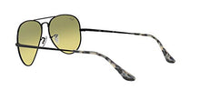 Load image into Gallery viewer, Ray-Ban Unisex-Adult RB3689 Metal II Evolve Sunglasses, Black/Photochromic Yellow Gradient, 58 mm
