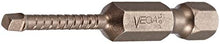 Load image into Gallery viewer, VEGA #1 Square Impact Driver Bits. Professional Grade Impactech Impact Driver #1 Robertson Square 2" Bits. (Pack of 5) P150R1A-5
