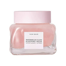 Load image into Gallery viewer, Glow Recipe Mini Watermelon Sleeping Mask - Hydrating, Pore Refining Overnight Face Mask with AHAs, Hyaluronic Acid + Pumpkin Seed Extract - Anti-Aging Gel Mask for Soft, Glowing Skin (30ml / 1oz)
