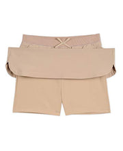 Load image into Gallery viewer, Nautica Girls' Little School Uniform Pull-On Scooter Skirt with Undershorts, Knit Waistband &amp; Functional Pockets, Performance Material, Khaki, 5
