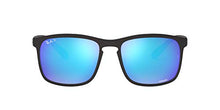 Load image into Gallery viewer, Ray-Ban Men&#39;s RB4264 Chromance Sunglasses, Matte Black/Polarized Blue Mirror, 58 mm
