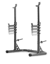 Load image into Gallery viewer, Gold&#39;s Gym XRS 20 Adjustable Olympic Workout Bench with Squat Rack, Leg Extension, Preacher Curl, and Weight Storage
