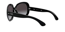 Load image into Gallery viewer, Ray-Ban Women's RB4098 Jackie Ohh II Butterfly Sunglasses, Black/Light Grey Gradient Dark Grey, 60 mm
